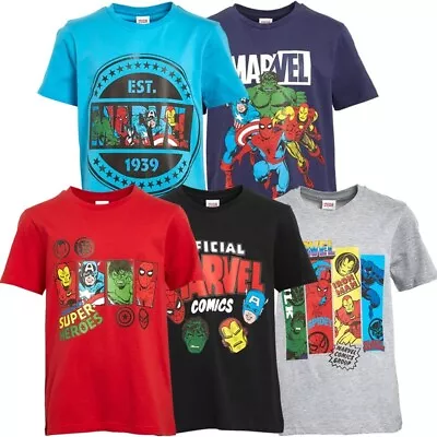 Buy Marvel Boys Five Pack T-Shirts Multi • 29.99£