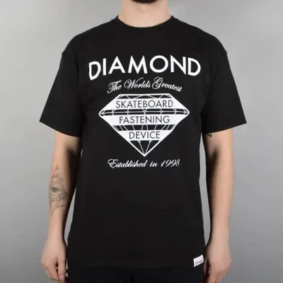 Buy DIAMOND SUPPLY CO. Fastening Device Skate T-Shirt - Black - Mens - Medium  • 19.99£