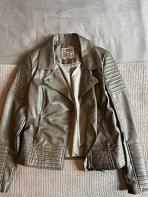 Buy Next Size 10 Leather Look Jacket • 3.99£