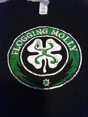 Buy Flogging Molly T Ahirt Xl Black Tour Irish Punk • 19£