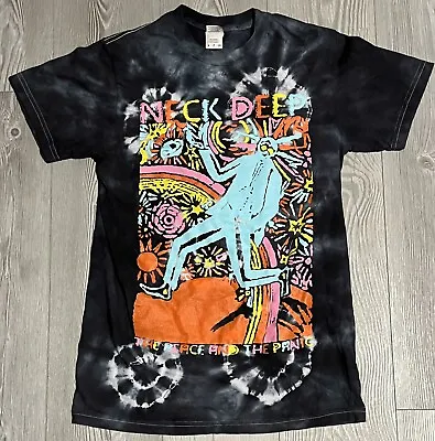 Buy Neck Deep Band Tie Dye Colorful Shirt Size Small Pop Punk Alternative • 20.79£