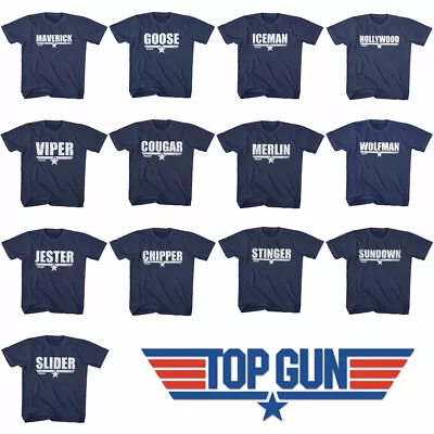 Buy Top Gun Pilot Callsign Kids T Shirt Movie Maverick Goose Iceman Viper Youth Boy • 18.10£