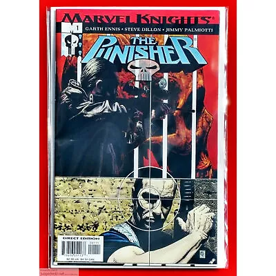 Buy The Punisher # 1 1st Issue Marvel Knights 1 Comic Bag And Board 2001 (Lot 2080 • 13.49£