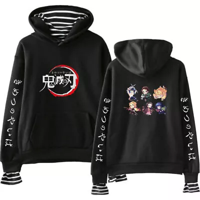 Buy Demon Slayer: Kimetsu No Yaiba Causal Hoodie Sweater Pullover Jacket Sweatshirt • 29.99£
