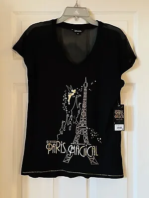 Buy New Ladies Disney Parks Tinker Bell T-shirt M Bnwt Disneyland Resort Paris • 39.99£
