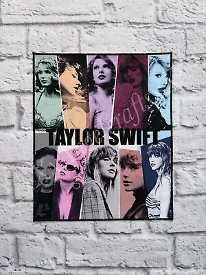 Buy SEW ON PRINTED BACK PATCH JACKET HOODY POP MUSIC TAYLOR 23.5cm X 19.5cm • 28£