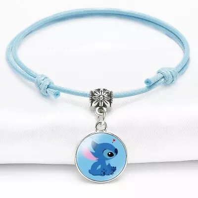 Buy Lilo & And Stitch Bangle Bracelet Adjustable Band Gift Pendant Charms E • 5.89£