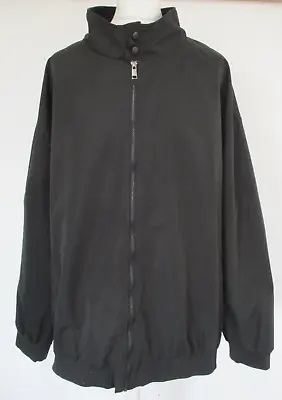 Buy BIG DUDE Jacket, Zip Front, Lightweight, Lined, Black, 6X Large, Fits 66  Chest • 20£