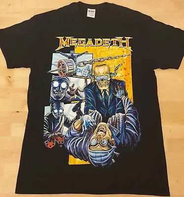 Buy Megadeth Bloodstock Euro Tour T Shirt Comic Strip / Surgeon Murder - SMALL / NOS • 19.99£