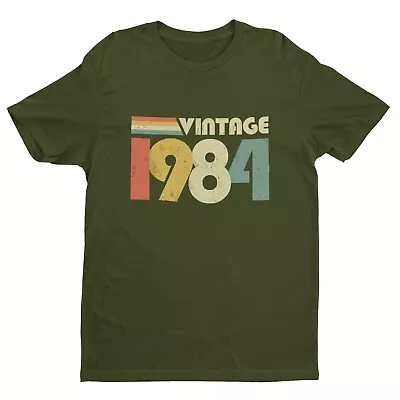 Buy 40th Birthday In 2024 T Shirt Vintage 1984 Gift Idea Fortieth Present Up To 6XL • 9.77£