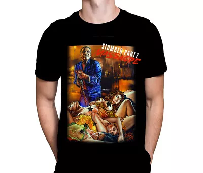 Buy SLUMBER PARTY MASSACRE -  Movie  T-Shirt / Classic Slasher Art By Rick Melton • 21.45£