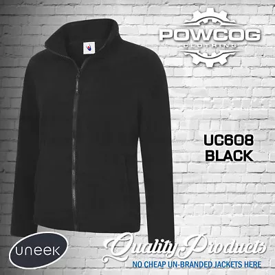 Buy Uneek Ladies Classic Full Zip Micro Outdoor Casual Winter Fleece Jacket UC608 • 12.95£