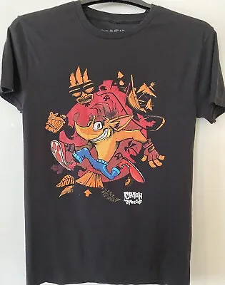 Buy Crash Bandicoot 4 It’s About Time Black T Shirt UK Size Small Preowned • 7.99£