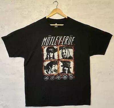 Buy Motley Crue 2012 Tour T-Shirt We're Here To F You Up Black Size 2XL Band Merch • 18.90£