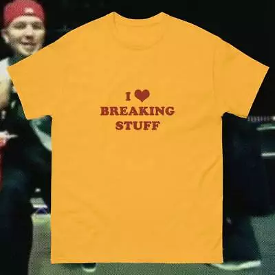 Buy LIMP BIZKIT Shirt Band Tee , Break Stuff ,I Love Breaking Stuff , Fred Durst • 18.50£