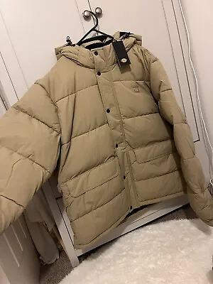 Buy DICKIES Beige Glacier View Puffer Jacket, Winter Coat Size Xxl, RRP £175 • 99.99£