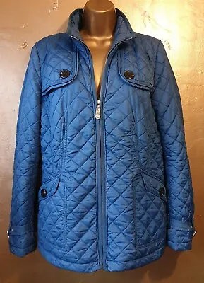 Buy Vince Camuto Blue Quilted Puffer Jacket S.M(14), Lined, Zip, Pockets, No Belt. • 40£