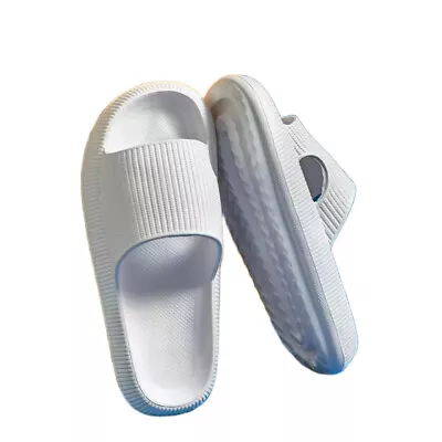 Buy JACKSHIBO Pillow Slides Sandals Ultra-Soft Slippers Shower Anti-Slip Cloud Shoes • 8.99£