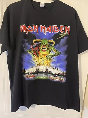 Buy Iron Maiden XXL Legacy Of The Beast Tour 2018 Uk O2 Event T Shirt Aces High • 38.80£