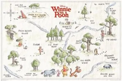 Buy Impact Merch. Poster: Winnie The Pooh - 100 Acre Wood 610mm X 915mm #162 • 2.05£