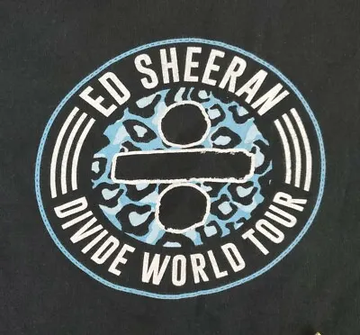 Buy Ed Sheeran Divide Wold Tour Hoodie Mens Medium Black Pullover Sweatshirt Adult  • 23.60£