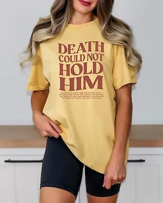 Buy Death Could Not Hold Him Easter Shirt, Christian Shirt, Religious Shirt • 29.36£