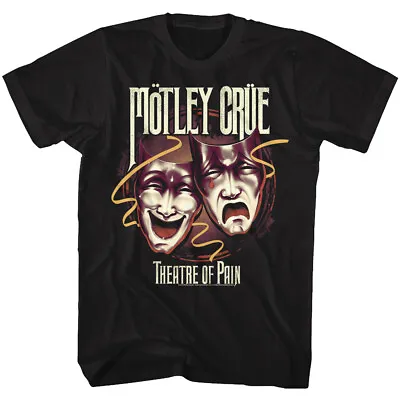 Buy Motley Crue Theatre Of Pain Album Cover Men's T Shirt Heavy Metal Merch • 42.84£