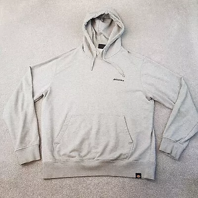 Buy Dickies Mens Hoodie XL Grey Sweatshirt Pullover Jumper Workwear Pocket Spellout • 17.99£
