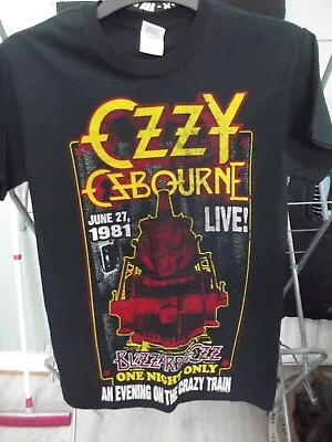 Buy Ozzy Osbourne 1981 Blizzard Of OZ Long Beach Arena USA Concert T-Shirt-small • 10£