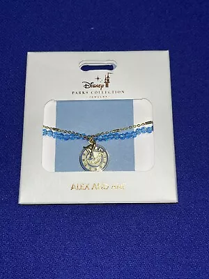 Buy Disney Parks Alex And Ani Peter Pan Gold Tone Necklace NEW • 104.20£