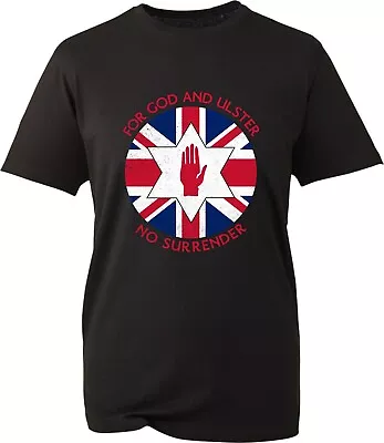 Buy For God & Ulster No Surrender Battle Of The Boyne 12th July T-Shirt Victory Top • 11.99£