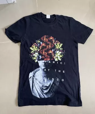 Buy Vgc Panic At The Disco - Brendon Urie  T-shirt Gildan  Black Size Small • 3.99£