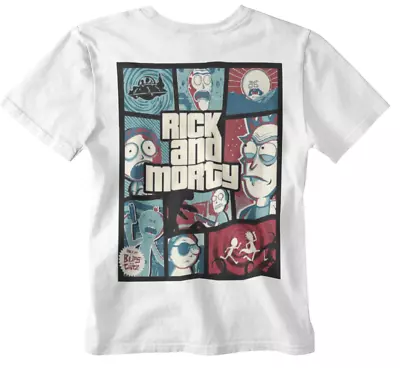 Buy Rick And Morty T-shirt Poster  Wuba Duba Luba Fan Art Slick Rick Funny  • 7.97£