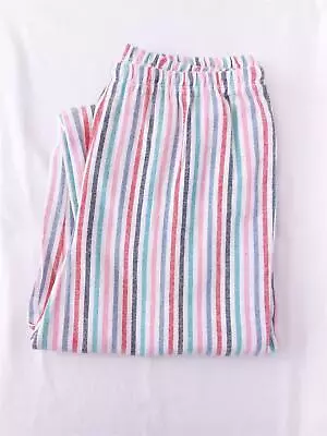 Buy TU Women's Pure Cotton Pyjama Bottoms Stripe Retro PJ Pants Brand New • 5.45£