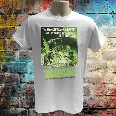 Buy Destroy All Monsters T-shirt, Classic Movie T-shirt, B Movie Tee • 15.95£