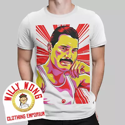 Buy Freddie Mercury T-Shirt Sunburst 70s 80s 90s Que100% Retro Gift S- 3xl Uk • 6.99£