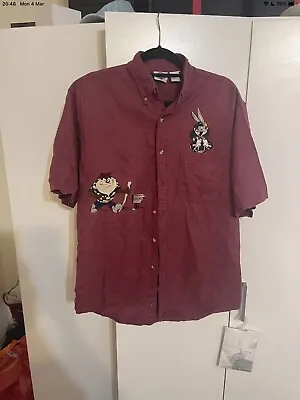 Buy Acme Clothing Co 1991 Bugs Bunny Taz Looney Tunes Mens Shirt M • 35£