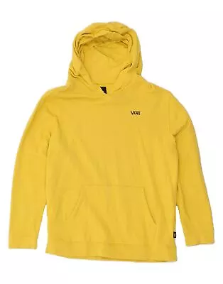 Buy VANS Womens Zip Hoodie Sweater UK 18 XL Yellow Cotton OD16 • 21.59£