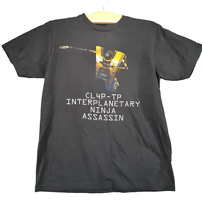 Buy Borderlands 2 Womens CL4P-TP Interplanetary Ninja Assassin T-Shirt Black M • 17.58£