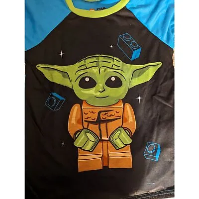 Buy DIisney Lego Star Wars Boys Long Sleeve Grogu Baby Yoda Pajamas Set Size 8 • 9.06£