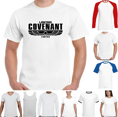 Buy Covenant T-Shirt Alien Mens Film Movie USCSS Weyland Nostromo Prometheus • 11.99£