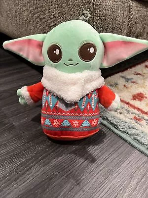 Buy Star Wars: Mandalorian Baby Yoda Grogu W/Christmas Holiday Sweater Plush 2023NEW • 10.63£