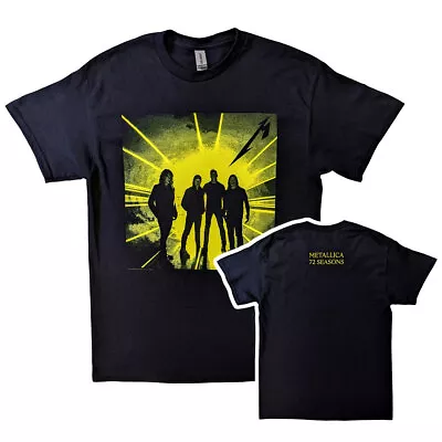 Buy Metallica T-Shirt 72 Seasons Burnt Strobe Rock Band New Black Official • 15.95£