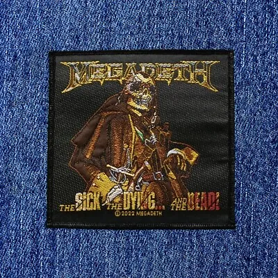 Buy Megadeth - The Sick The Dying The Dead  Sew On Woven Patch Official Band Merch • 4.75£