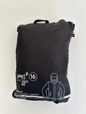 Buy Gelert Ladies Packaway Black Jacket Stormlite 5000 Lightweight Size 16  • 14.99£