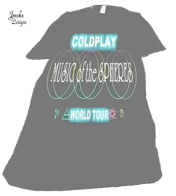 Buy Music Of The Spheres Coldplay T-shirt • 23£