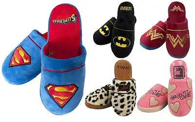 Buy Adults Mens Ladies DC Comics Novelty Character Mule House Slippers 5-7/8-10 • 6.99£