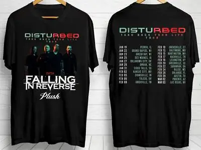 Buy Disturbed Take Back Your Life Tour Falling In Reverse 2024 Tour T-Shirt • 51.76£