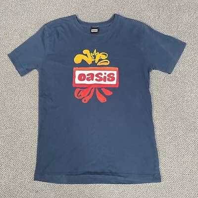 Buy OASIS T Shirt Mens Small Blue 2009 Dig Out Your Soul Tour Liam Gallagher Vintage • 35£