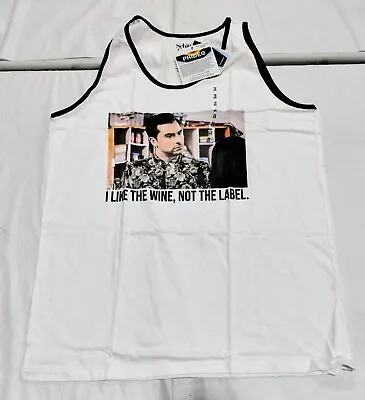 Buy NEW Schitt's Creek Adult Size Tank Top White  I Like The Wine Not The Label  • 14.20£